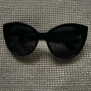 Miu miu cat eye black sunglasses with Crystals- Stardust Miu Miu - Stardust Crystal Cat Eye Sunglasses Black | www  main image 4